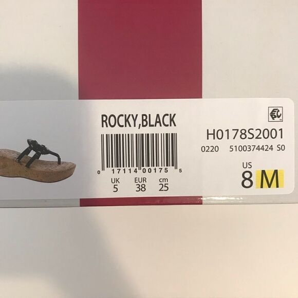 Circus by Sam Edelman Sandal Women's Size 8 Black Platform Cork Wedges NIB - Picture 6 of 6